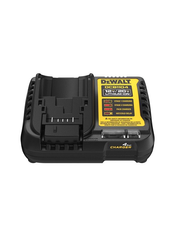 ⚡ Cargador Rápido DeWalt DCB1104-B2 12V/20V MAX 4.0Ah