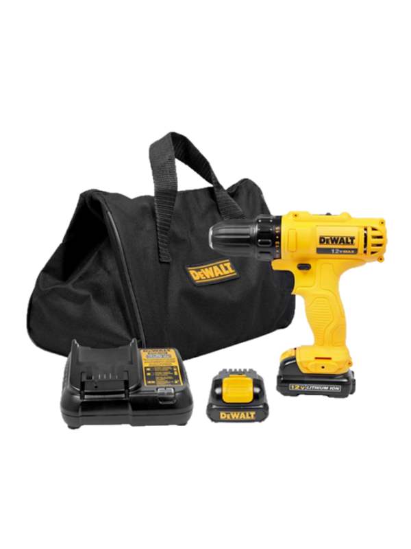 🔧 Taladro Atornillador Inalámbrico 12V MAX 3/8" Dewalt DCD700C2-B2 (con 2 baterías y cargador)