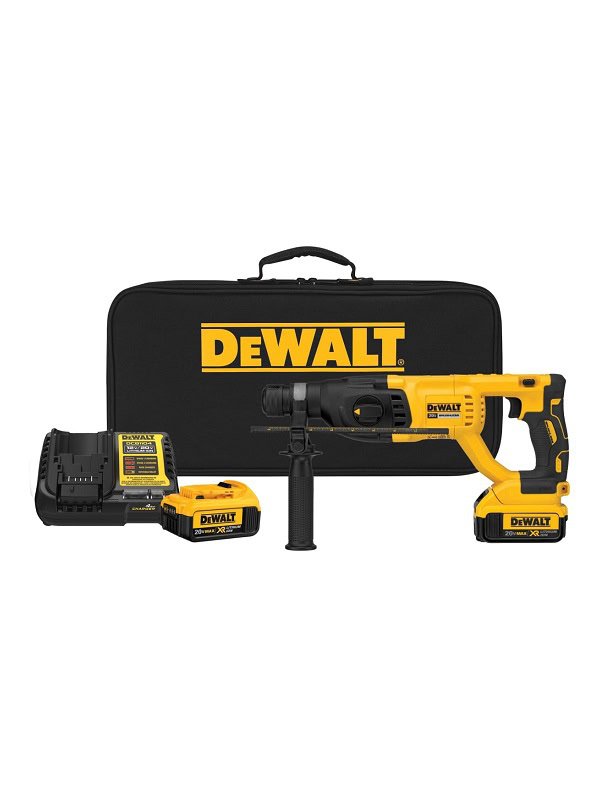 Rotomartillo Inalámbrico SDS Plus 1" 20V MAX XR Dewalt DCH133M2-B2 (con 2 baterías de 4.0 Ah y cargador)