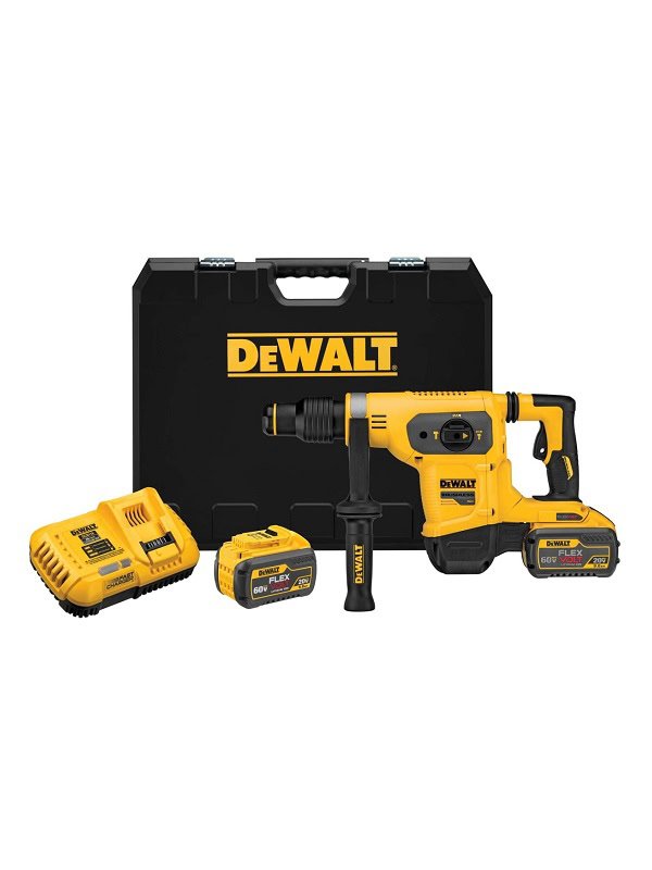 Rotomartillo Inalámbrico SDS Max 1-9/16" 60V MAX XR Dewalt DCH481X2-B2 (con 2 baterías de 9.0 Ah y cargador)