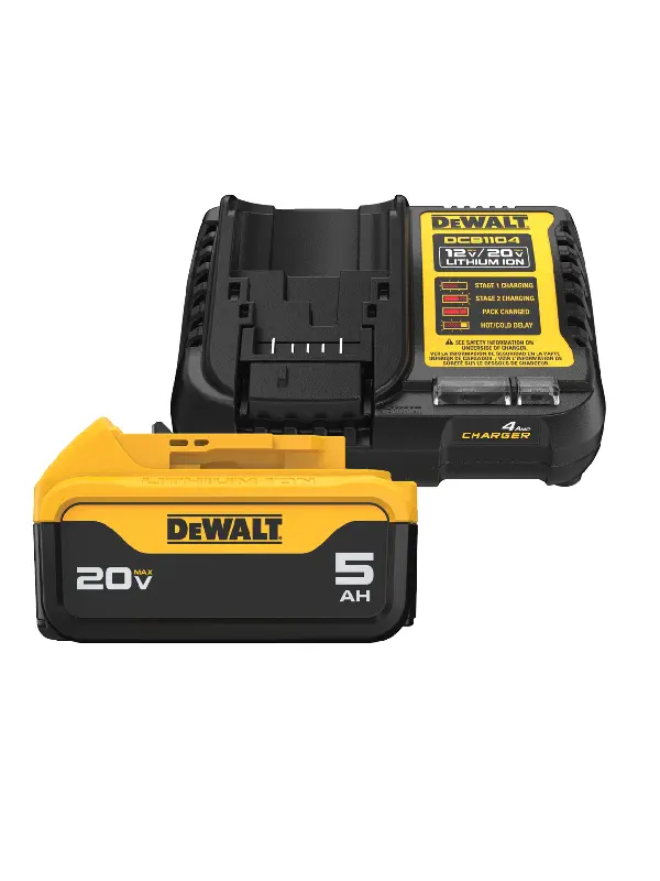 Kit Batería DeWalt 20V MAX 5.0Ah + Cargador 12V / 20V Ion Litio DCB205-K3