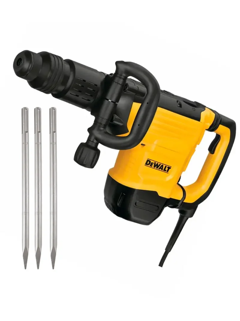 Martillo Demoledor DeWalt SDS Max 1600W + 3 Puntas D25881K-K1