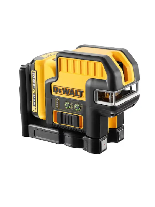 Nivel Láser DeWalt Líneas Cruzadas y Puntos Luz Verde 20m 12V XR Kit DCE0822D1G-QW