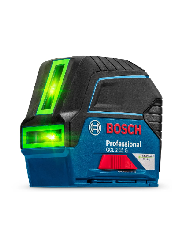 Nivel Láser Bosch Líneas y Puntos Láser Verde GCL 2-15 G Alta Precisión 0601.066.J00