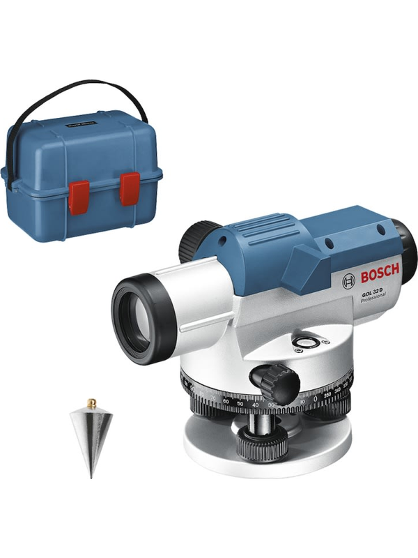 Nivel Óptico Bosch 32X 120m 360° Alta Precisión GOL 32 D Professional 0601.068.500