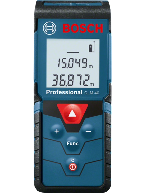 Medidor de Distancia Láser Bosch 40m GLM 40 Professional Precisión Digital 0601.072.900