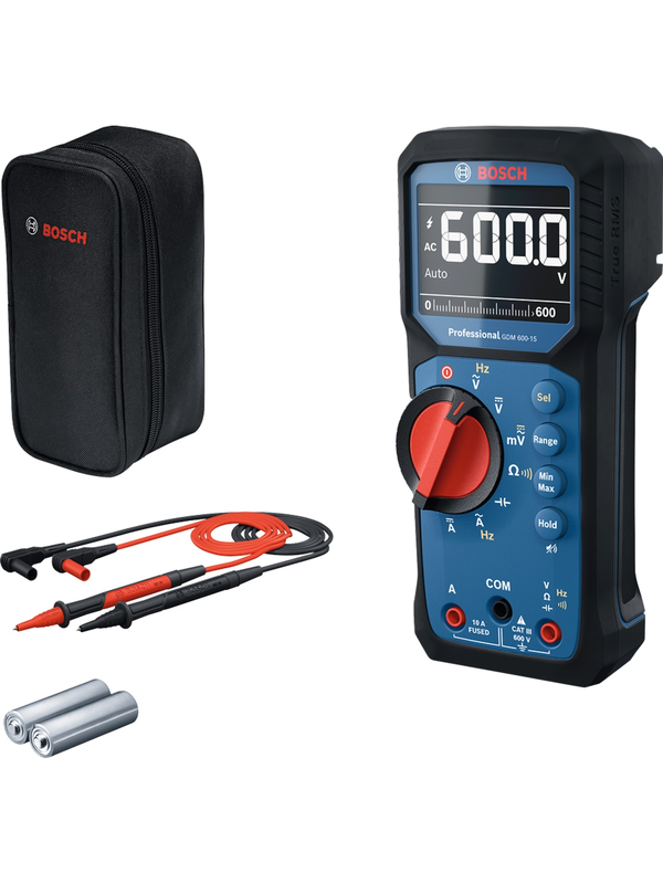 Multímetro Digital Bosch 1000V Profesional Alta Precisión GDM 600-15 0601.077.300