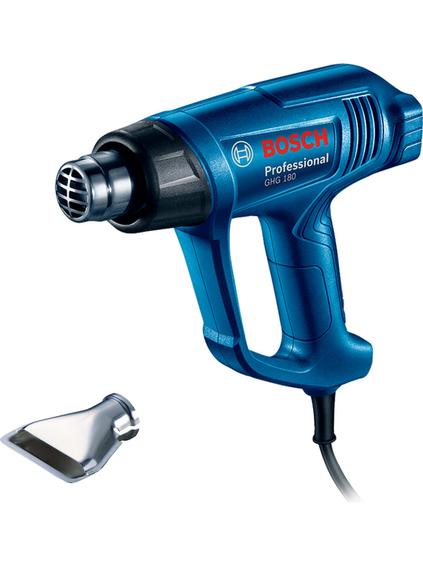 Pistola de Calor Bosch 1800W 550°C GHG 180 Profesional Alta Precisión 0601.94D.0E0