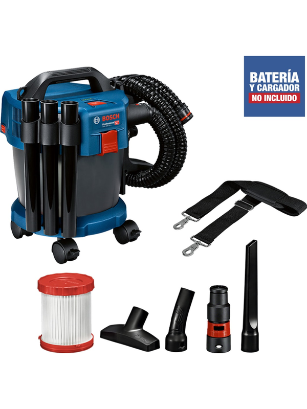 Aspiradora Bosch 18V 10L Húmedo/Seco HEPA GAS 18V-10 L Baretool Profesional 0601.9C6.302