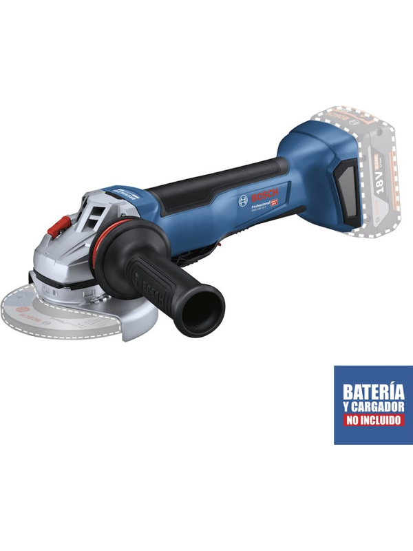 Amoladora Angular Bosch 5" 18V Brushless GWS 18V-10 P Baretool Profesional 0601.9J4.1E0