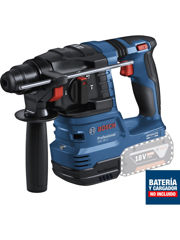 Rotomartillo SDS Plus Bosch 18V Brushless 1.9J GBH 185-LI Baretool Profesional 0611.924.0E0