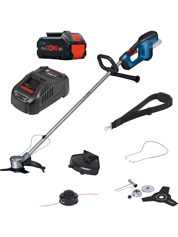 Desbrozadora Bosch 18V GFR 18V-23 Kit Batería 8.0Ah Cargador Profesional 0615.A00.2BD